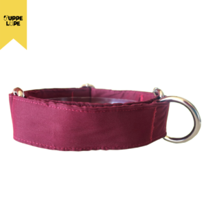 collar Martingale vinotinto, Collar Perro, Collar Entrenamiento para perros, collar personalizado para perro, collar vinotinto para perro