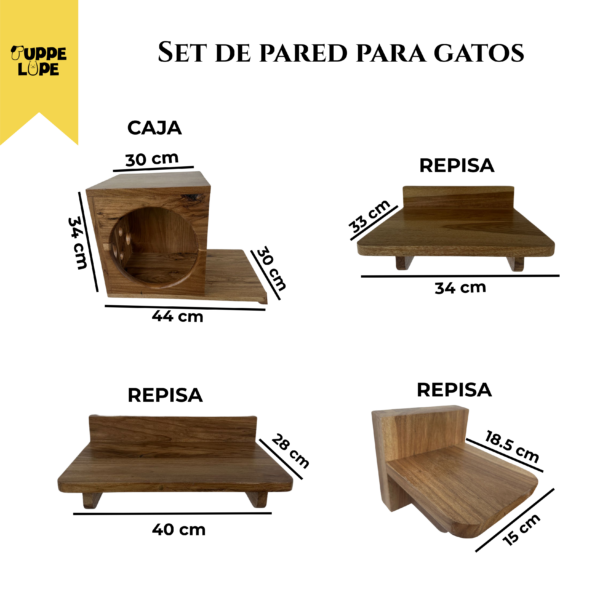 Set de pared para Gatos